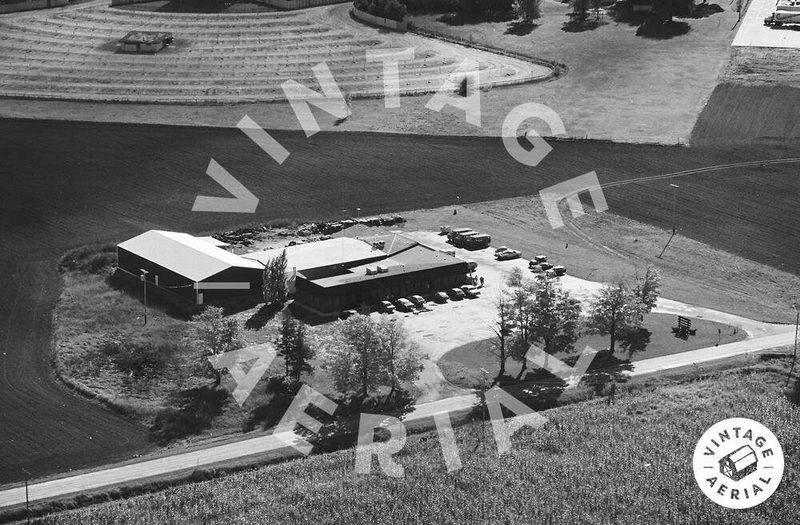 Caro Drive-In Theatre - Vintage Aerial (newer photo)